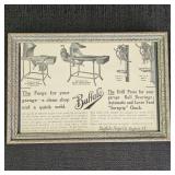 Vintage Framed Advertisement for Buffalo Forge Co.