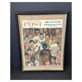 Saturday Evening Post Framed Cover