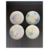 4bForget Me Nots Hand Painted Decorative Plates