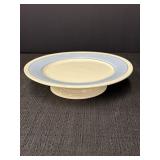 Boch La Louviere, Belgium cake plate w/pedestal,