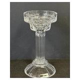10" Crystal Pedestal Pillar Candle Holder