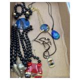 Beaded Necklaces w/ Pendants, Chain