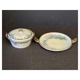 Porcelain Forget Me Not Hand Painted 7" Bavaria