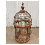 Antique Wood & Wire Bird Cage