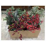 Iced Pine, Holly, & Berry Picks