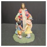 Jesus with Children" figurine