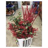 Christmas Holly Leaf Berry Picks