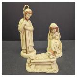 Vintage Christmas Nativity Scene