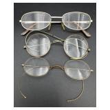 (3) Pair Vtg Glasses
