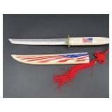 Dagger Type Knife w/ American Flag on