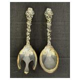 Godinger silver plated grapevine salad serving set