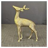 Vintage Mid-Century Modern Brass Deer Figurine