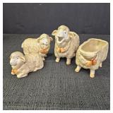 Vintage Otagiri Ceramic Sheep Set