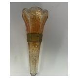 7.5" Marigold Carnival Glass Wall Pocket