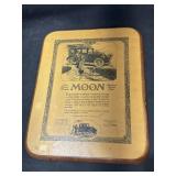Moon Motor Cars Wood Wall Hanging
