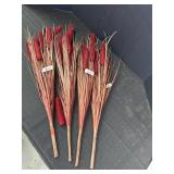 4 - 28in cattail/onion grass bush bunches