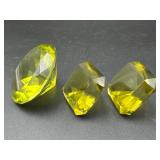 Vaseline Glass Prisms