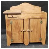 Vintage wooden Dollhouse Dry Sink