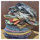 Assorted Table Runners, Placemats, & Scarfs