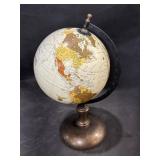 Vtg Globemaster World Globe 12in w/