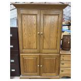 Oak Entertainment Center