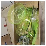 Green Plastic Ware- Pitchers, Cups, Utensils,