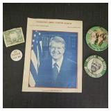 President Jimmy Carter Presidental Items