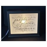 Light Up Home Decor the Best Things In Life