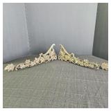 2 Vintage Copper Curtain Rod