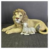Lion and a Lamb Figurine