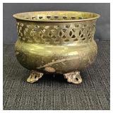 Antique Brass Planter