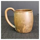 Vintage Solid Copper Mug