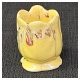 Ceramic Pot with a Drip Painting Design