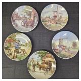 5 Decorative Royal Doulton Plates