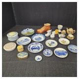 Assorted Mini Decor Plates and Trinkets