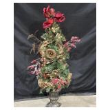 4ft Lighted Christmas Porch Tree - works