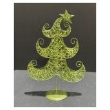 17" Green Glitter Whoville Tree