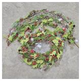 Felt Leaves, Berries & Pinecone Wreaths & Garland