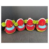 String Bird w/ Ear Muff Ornaments