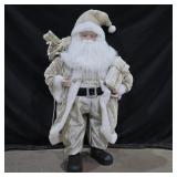 3ft. Tall Gold Santa Claus with Presents