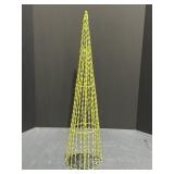 25.5"ï¿½ Green & Glitter Decorative Cone Tree