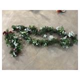 Holiday garland & matching swag. Garland is approx