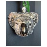 Glass Koala Head Ornament