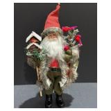 Santaï¿½s Workshop Santa w/birds, 19in height