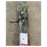 3 prelit glittery w/pinecone branches, 24in., new