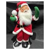 Vtg (possibly Annalee) Santa doll, 30in.  Missing