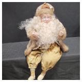 Sitting Shelf Christmas Santa Figurine
