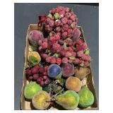 Frosted Fruit Ornaments