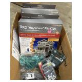 2 boxes anywhere flip clips for lights, garden