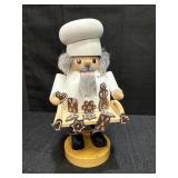 Baker with tray of cookies nutcracker, made in